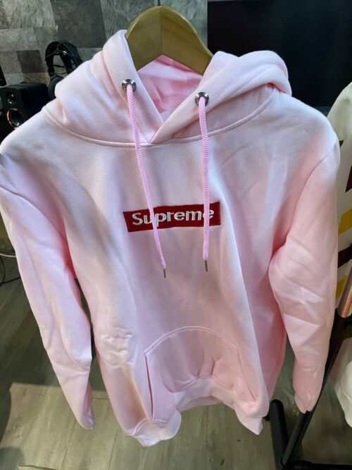 S2126 SUPREME 21FW Box Logo Hooded Sweatshirt 秋冬全新配色bogo連帽衛衣 粉色