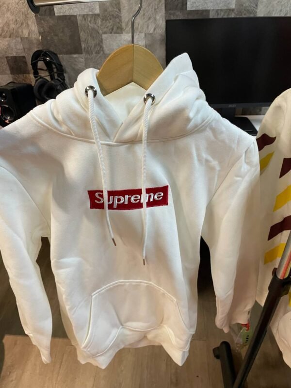 6 SUPREME 21FW Box Logo Hooded Sweatshirt 秋冬全新配色bogo連帽衛衣 白色
