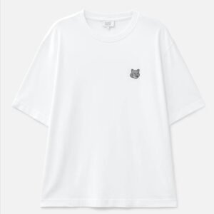 Bold Fox Oversize T-Shirt經典款 大膽狐狸頭貼布超大短袖素T