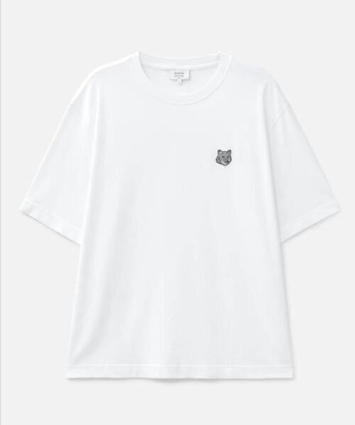Bold Fox Oversize T-Shirt經典款 大膽狐狸頭貼布超大短袖素T