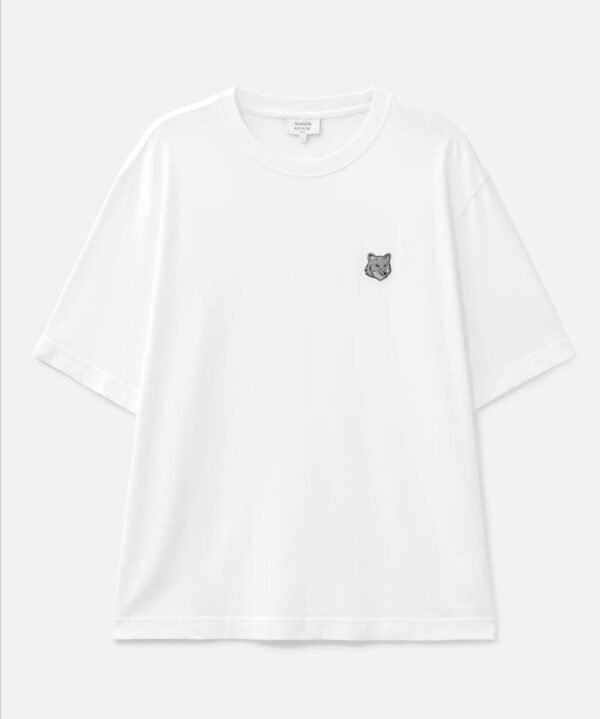 Bold Fox Oversize T-Shirt經典款 大膽狐狸頭貼布超大短袖素T